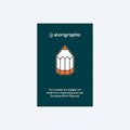 Storigraphic Pencil Wooden Pin Badge