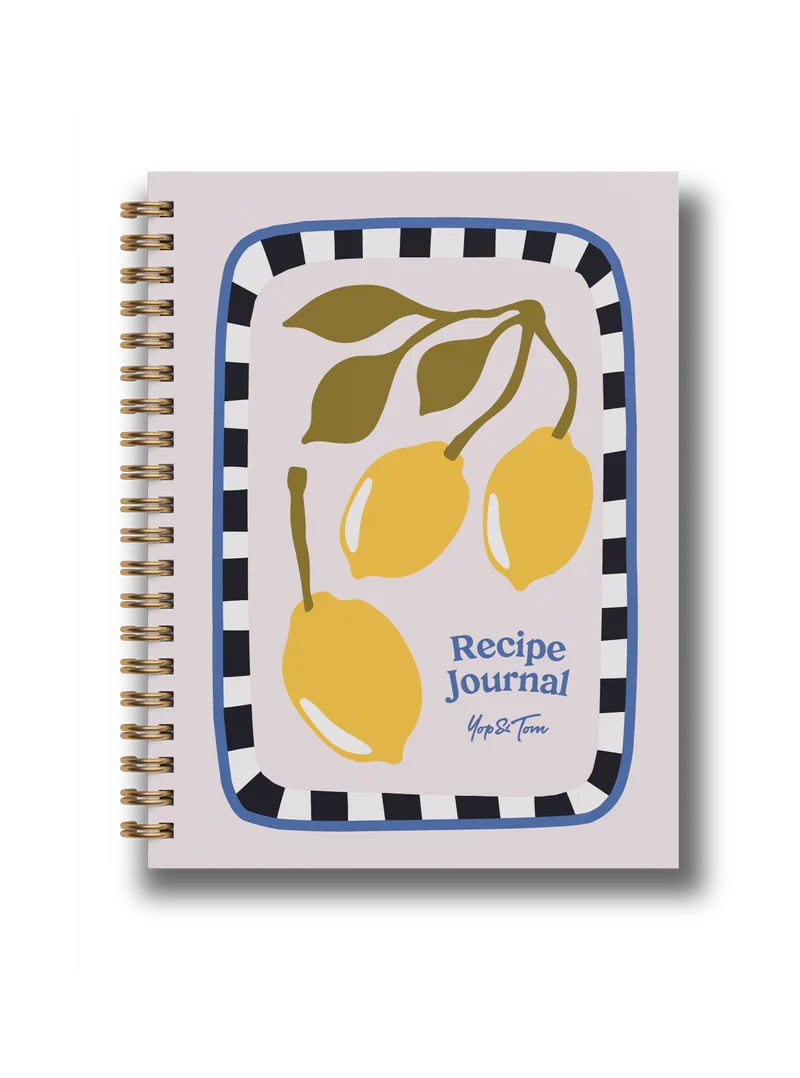 Yop & Tom Spiral Bound Recipe Journal