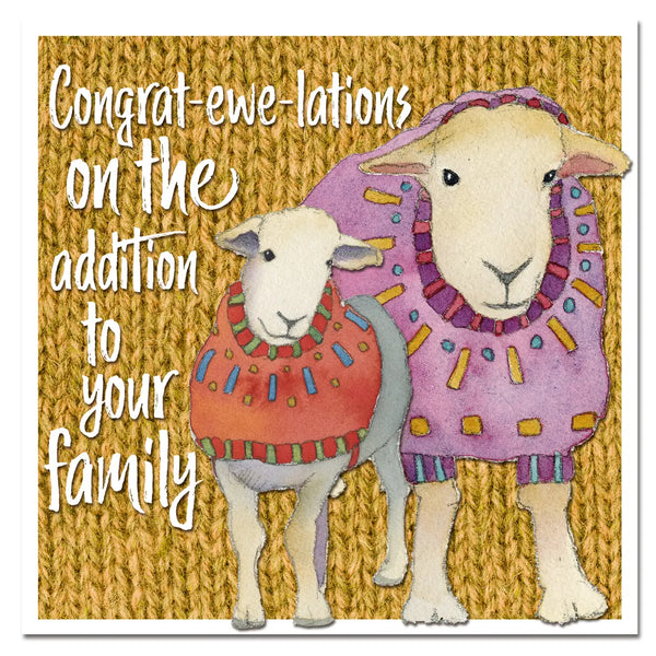 Emma Ball New Born Congrat-ewe-lations