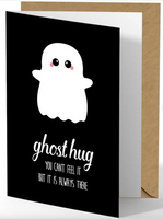 Studio Inktvis Ghost Hug Greetings Card