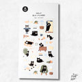 Suatelier Daily Deco Stickers Cat's Catch (1139)