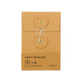 Traveler's Company Kraft String Envelope Small Vertical Brown