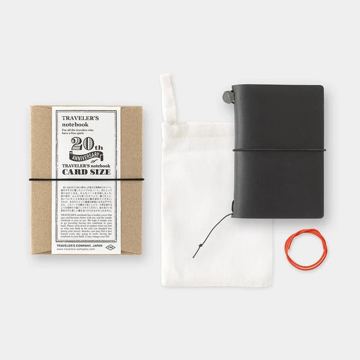 Traveler's Company Card Size Notebook 20th Anniversary Set