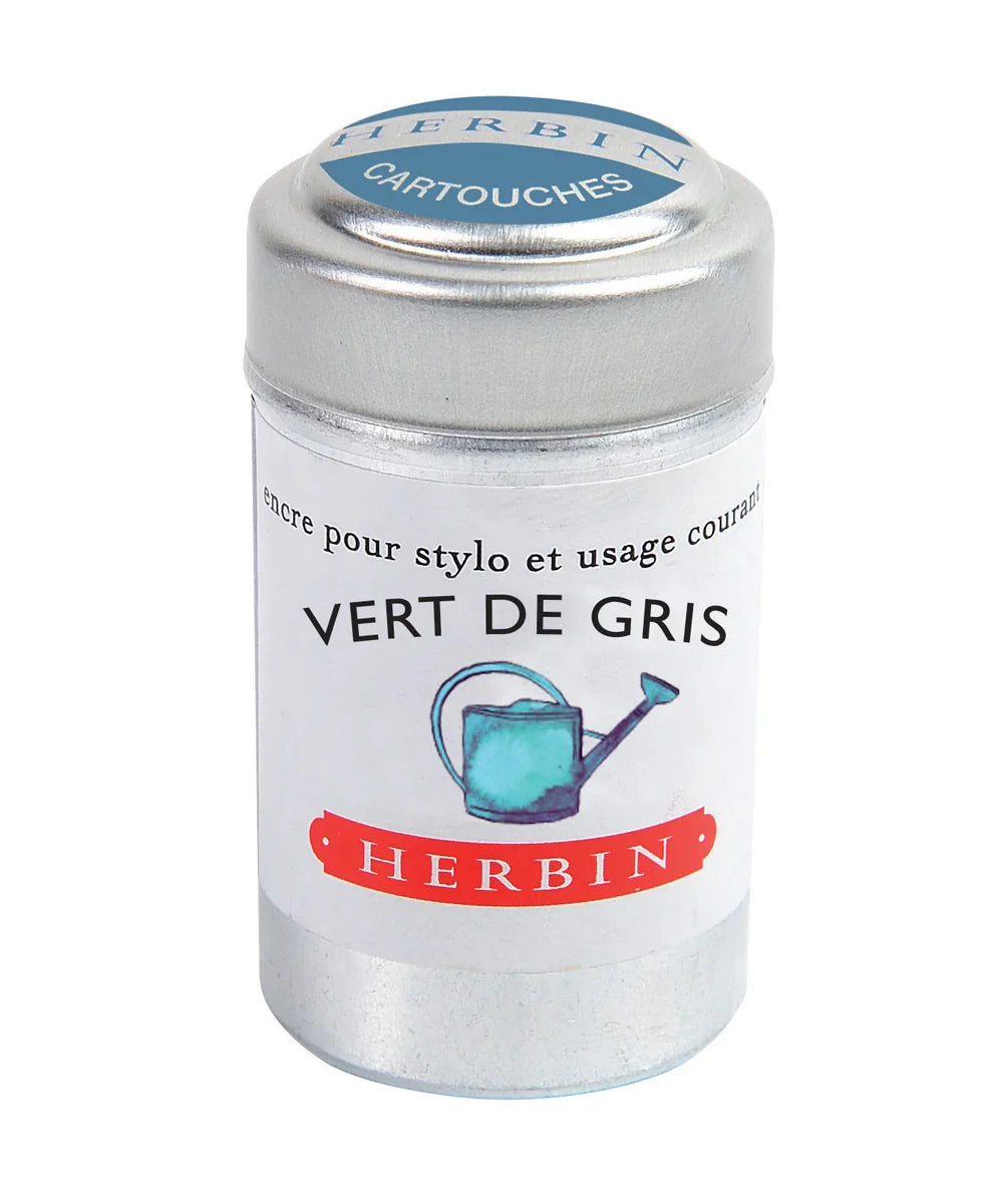 Herbin Ink Cartridges Tin of 6