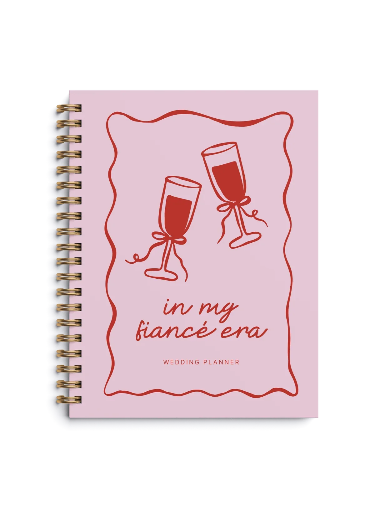 Yop & Tom Spiral Bound Wedding Planner - In My Fiance Era