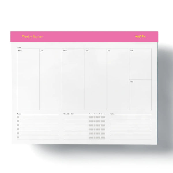 Yop & Tom - Weekly Planner Tear-off Pad