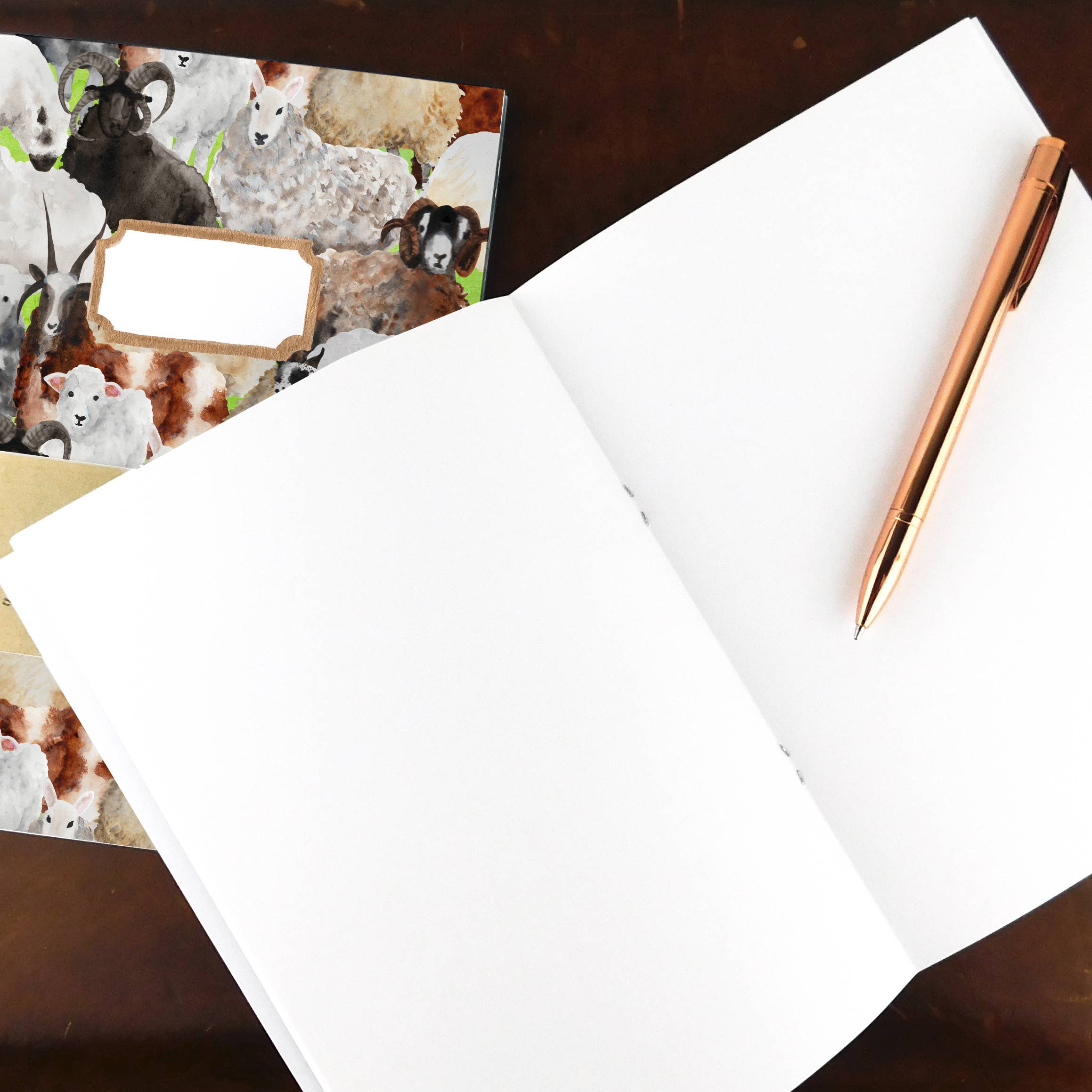 Bison Bindery A5 Recycled Blank Notebook