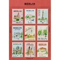 L’après-midi Postage Stamp Stickers Set Berlin