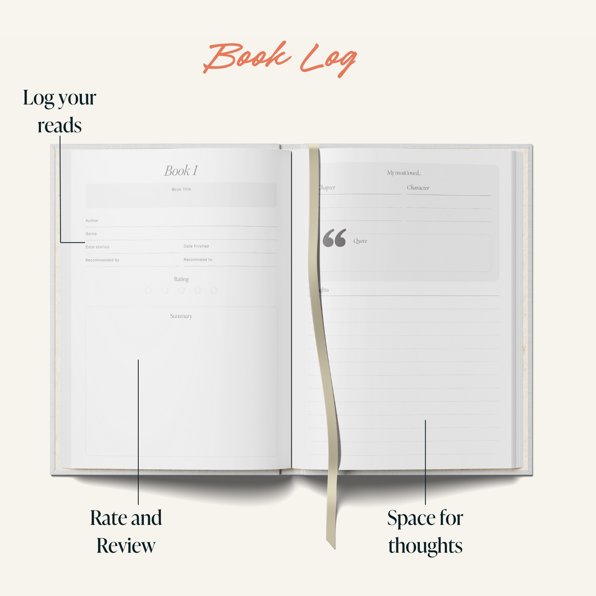 Yop & Tom Reading Journal - Just One More Chapter