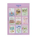 L’après-midi Postage Stamp Stickers Set Tokyo