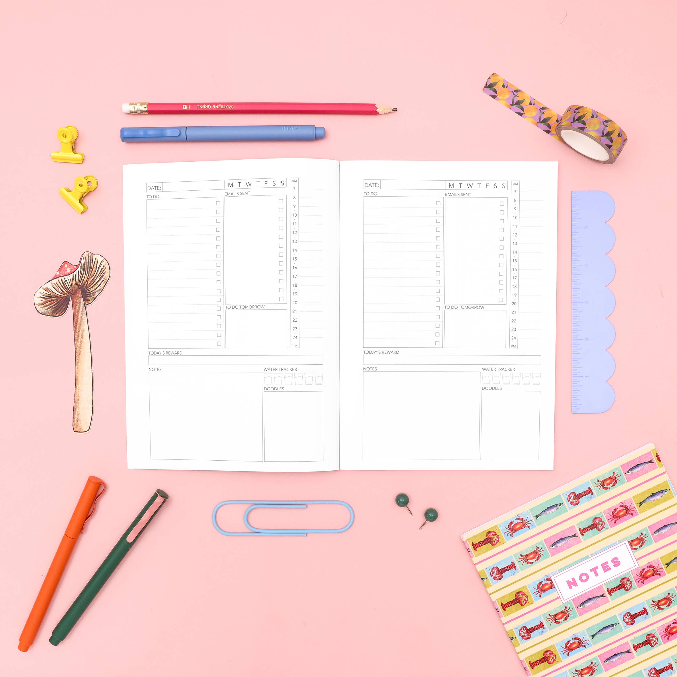 Fawn and Thistle A5 Daily Planner