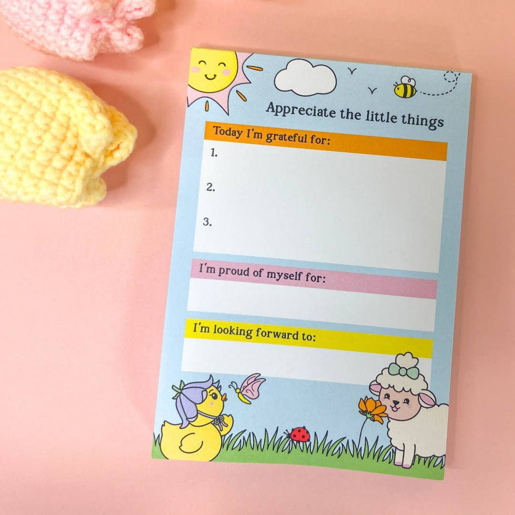 Sunshine Lane Appreciate the Little Things Gratitude Notepad A6