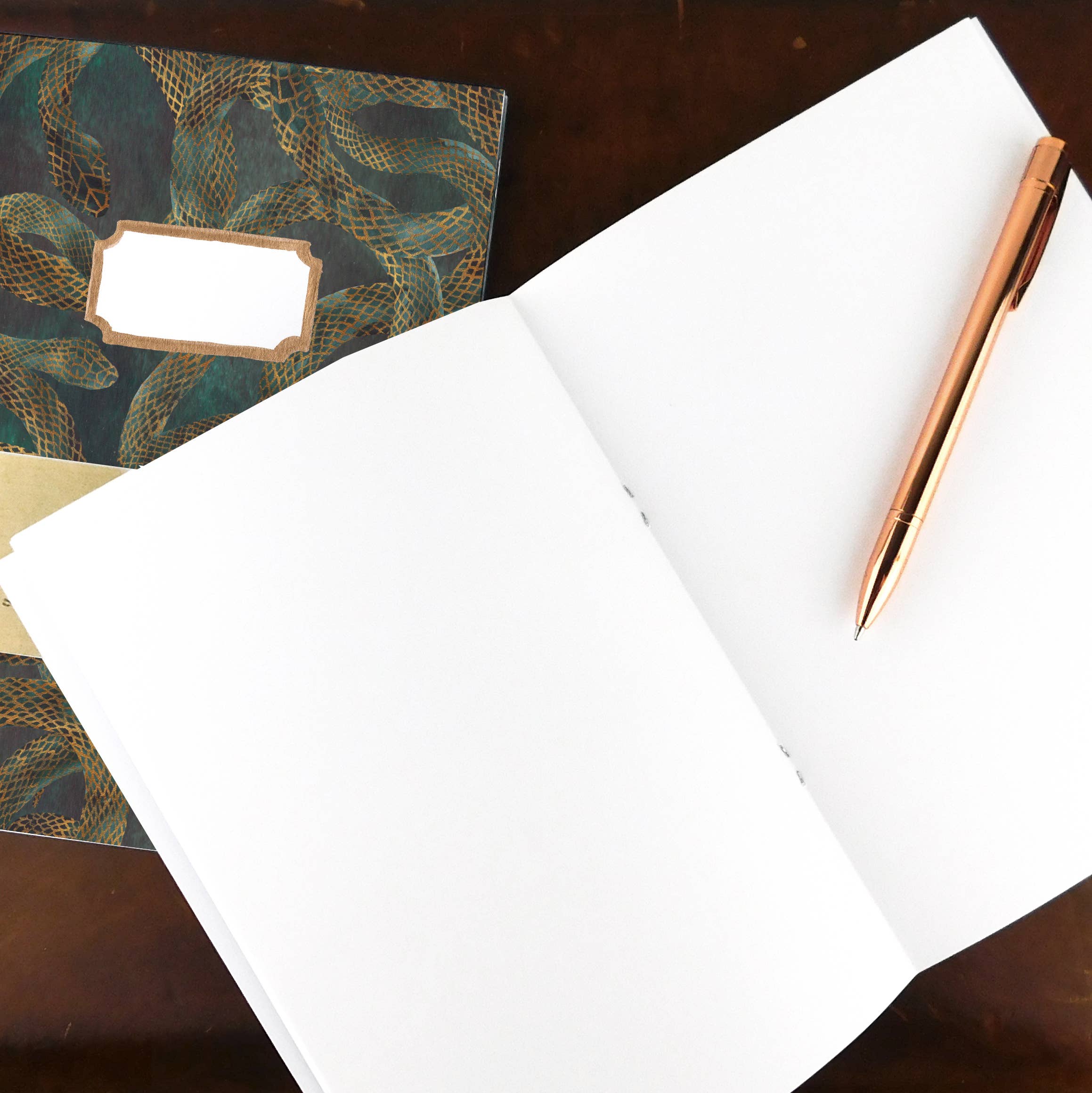Bison Bindery A5 Recycled Blank Notebook