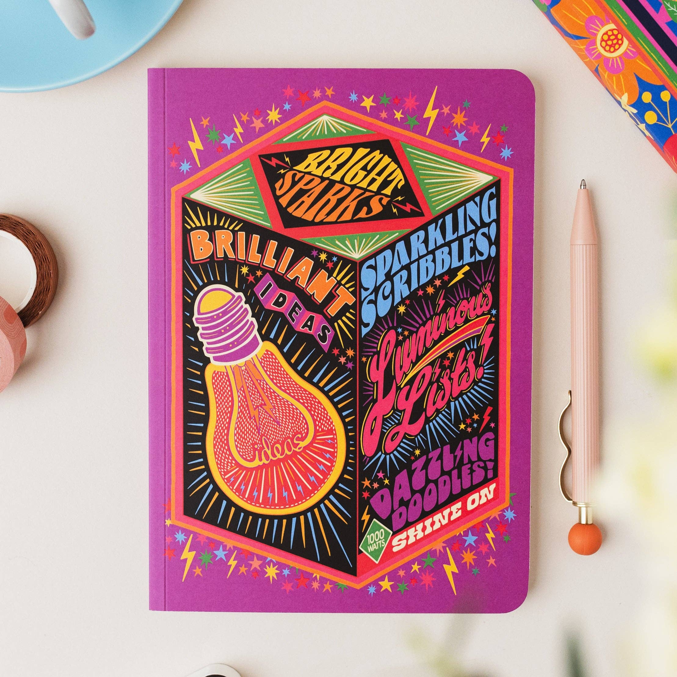 Cath Tate A5 Notebook - Brilliant Ideas