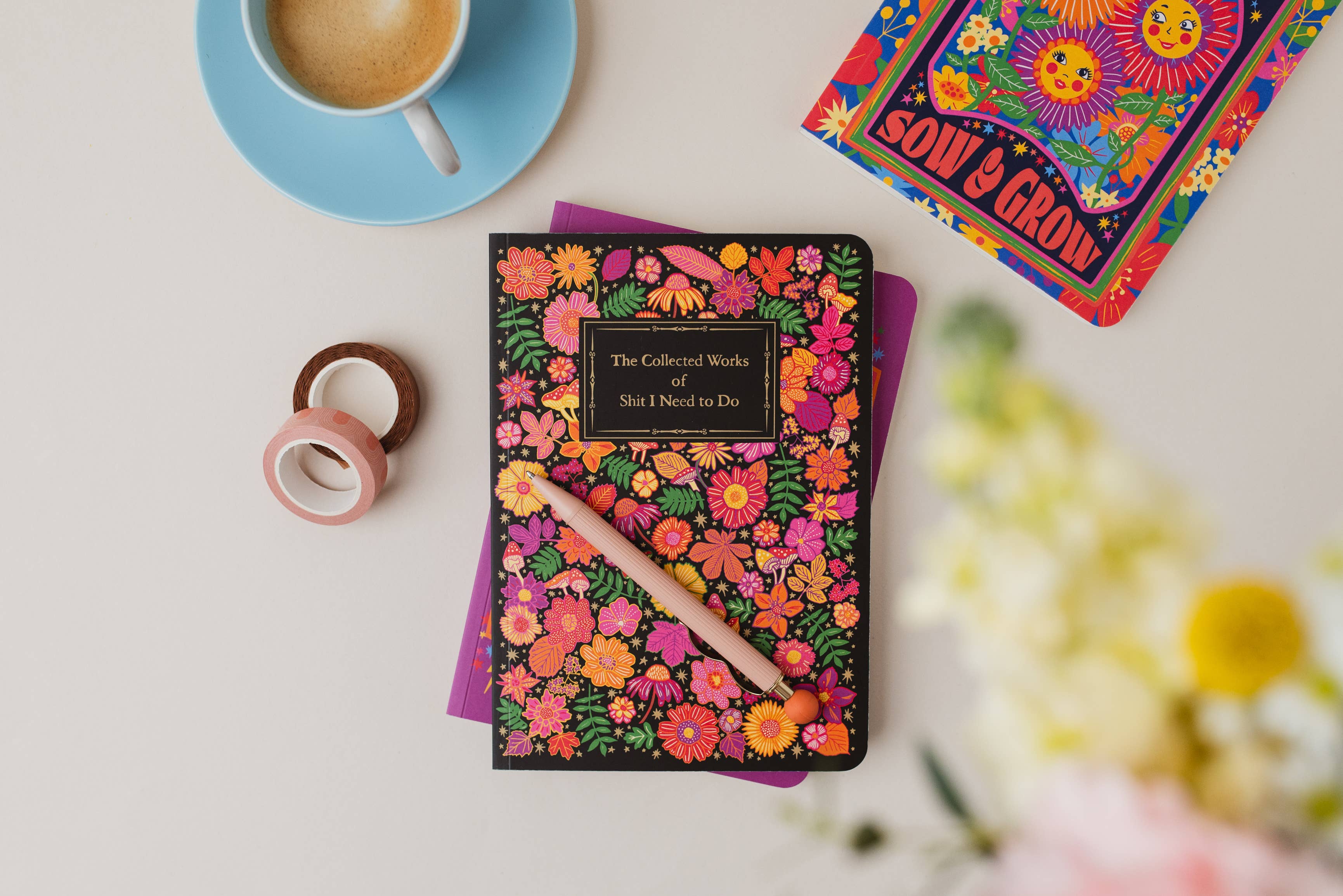 Cath Tate A5 Notebook - The Collected Works of Shit I Need To Do