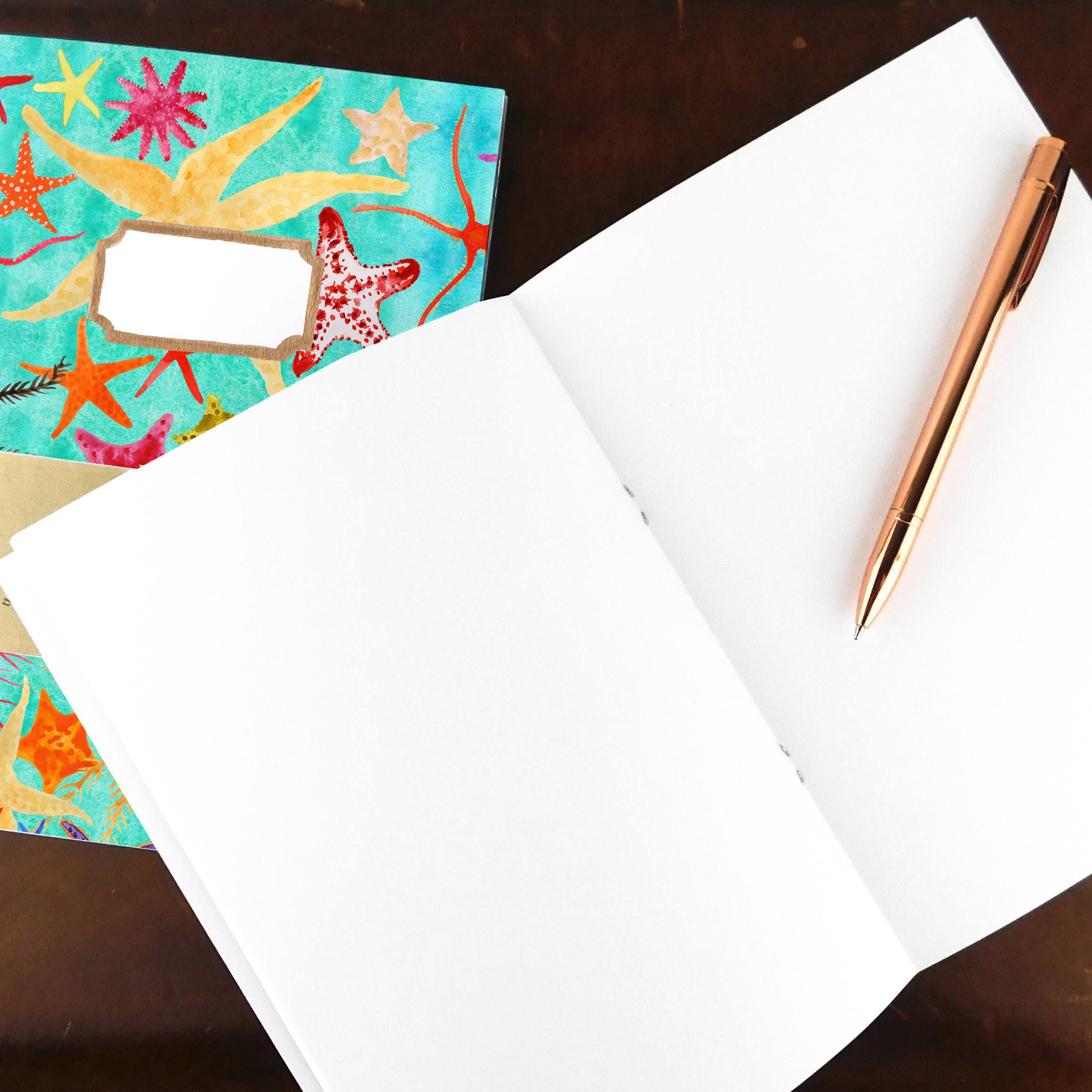 Bison Bindery A5 Recycled Blank Notebook