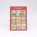 L’après-midi Postage Stamp Stickers Set Hong Kong