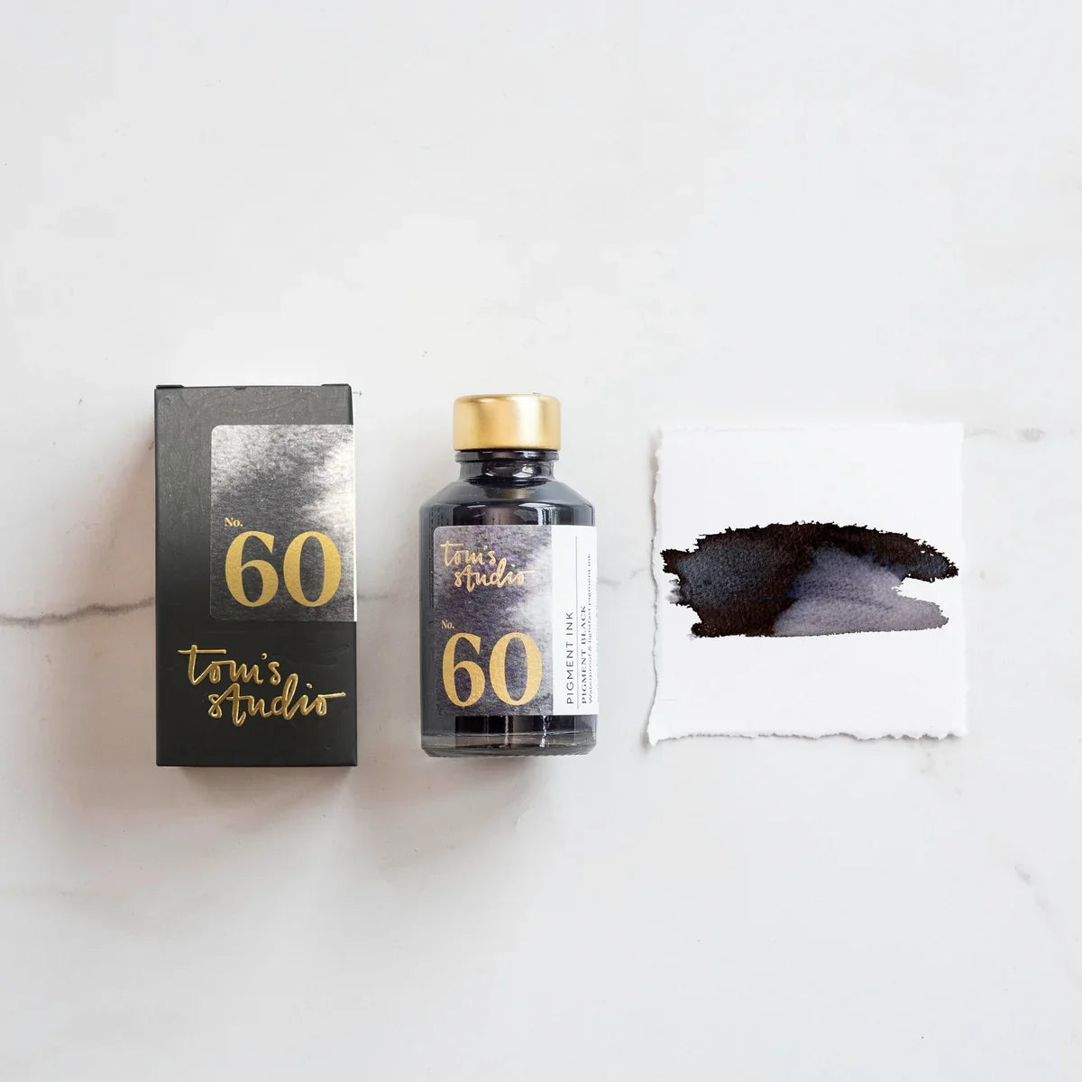 Tom's Studio Fountain Pen Ink - 60 Pigment Black