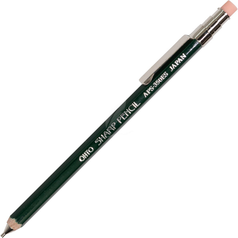 OHTO Mini Mechanical Wood Pencil with Eraser - 0.5mm