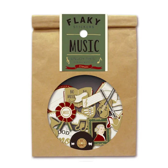 Greeting Life Flaky Sticker Pack - Music