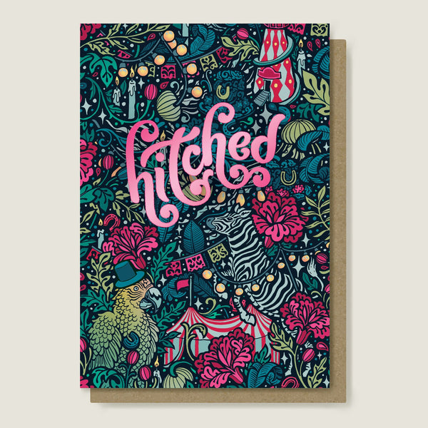 Genealityart Hitched - Carnival Wedding Card