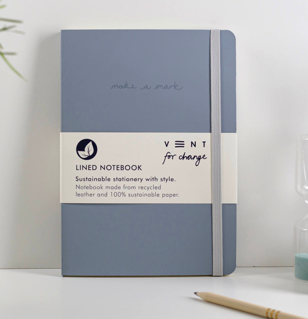 VENT For Change Recycled Leather Notebook A5