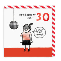 Ohh Deer - 30 In The Club Card