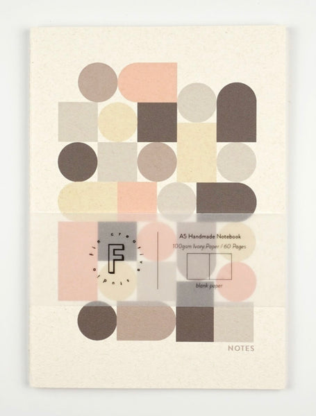 Fin Studio - Geometric Grey Notebook