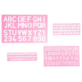 Paper Poetry Stencil Pack - Alphabet and Numbers