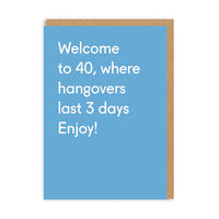 Ohh Deer - Welcome to 40 Card