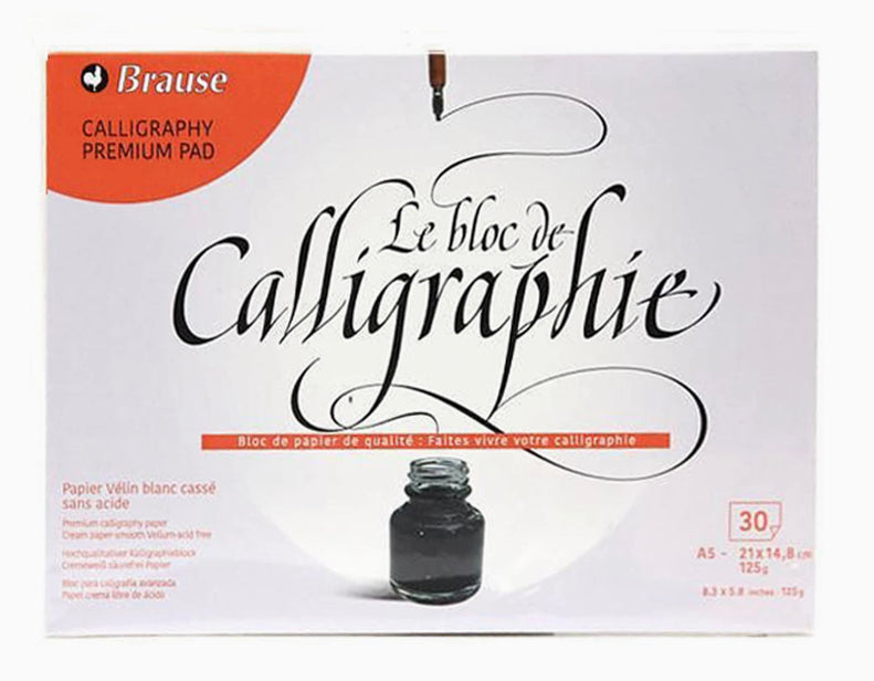 Brause A5 Calligraphy Pad