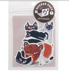 Greeting Life Sticker Pack - Micromachiko Cat