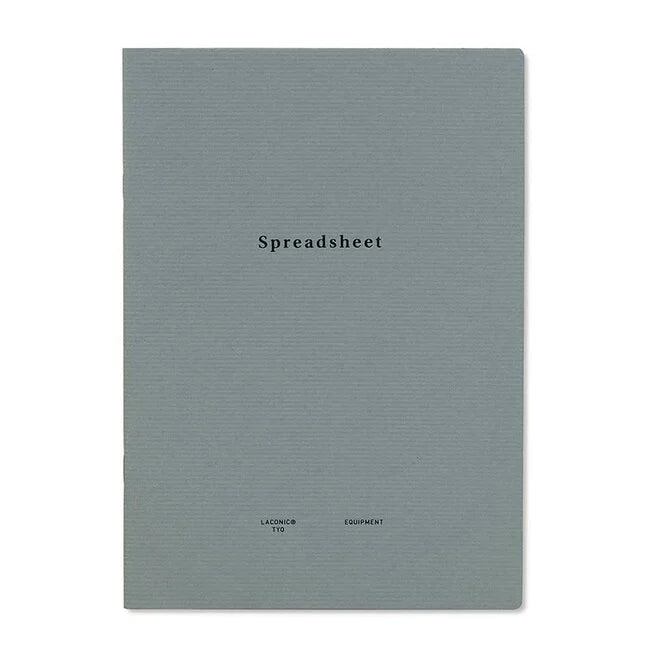 Laconic A5 Style Notebook - Spreadsheet