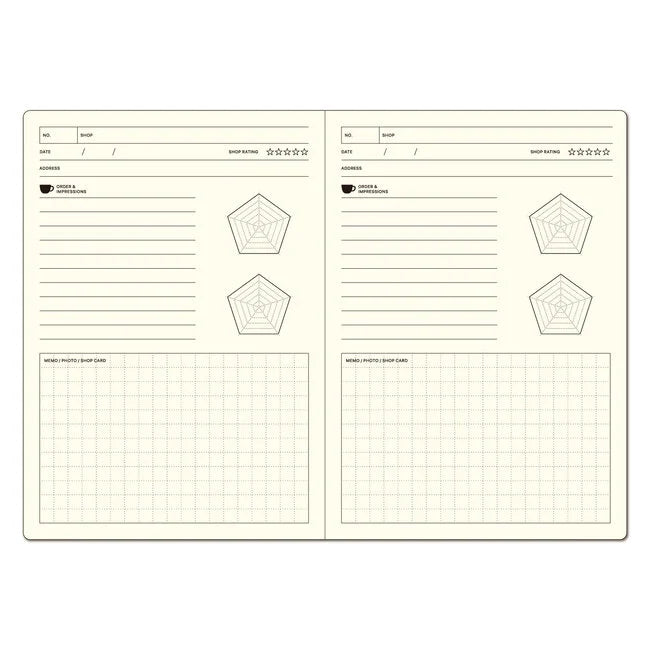 Laconic B6 Style Notebook - Cafe