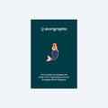 Storigraphic Mermaid Wooden Pin Badge