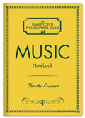 The Unemployed Philosophers Guild Music Staff Notebook