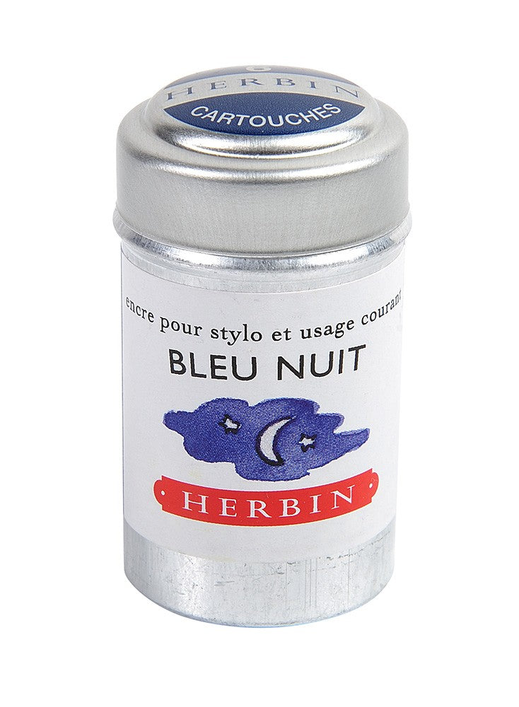 Herbin Ink Cartridges Tin of 6