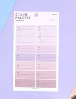 Paperian Colour Palette Stickers - Memo