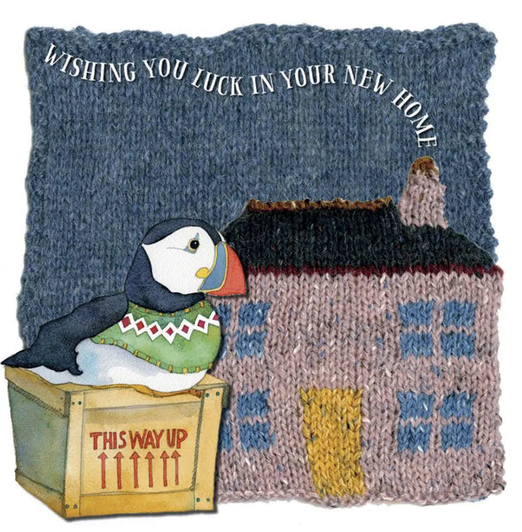 Emma Ball Woolly Puffins New Home