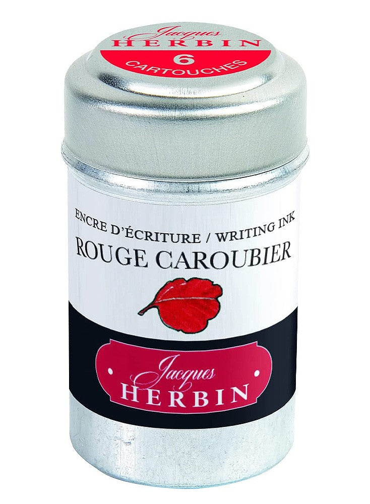 Herbin Ink Cartridges Tin of 6
