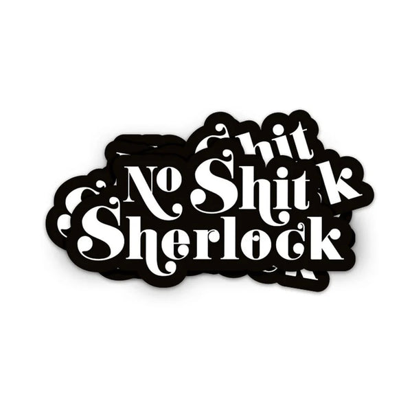 Studio Inktvis No Shit Sherlock Sticker