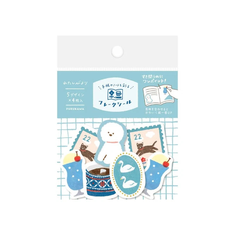 Furukawa Flake Stickers - Dogs