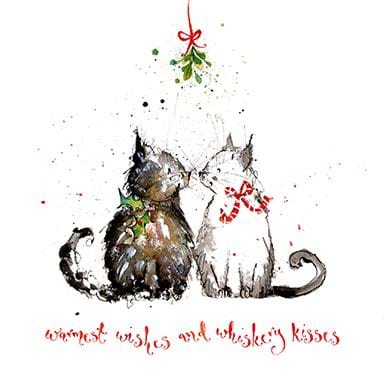 Louise Mulgrew - Warmest Wishes Cats Christmas Card