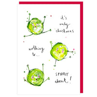 Louise Mulgrew - Sprout About It Christmas Card