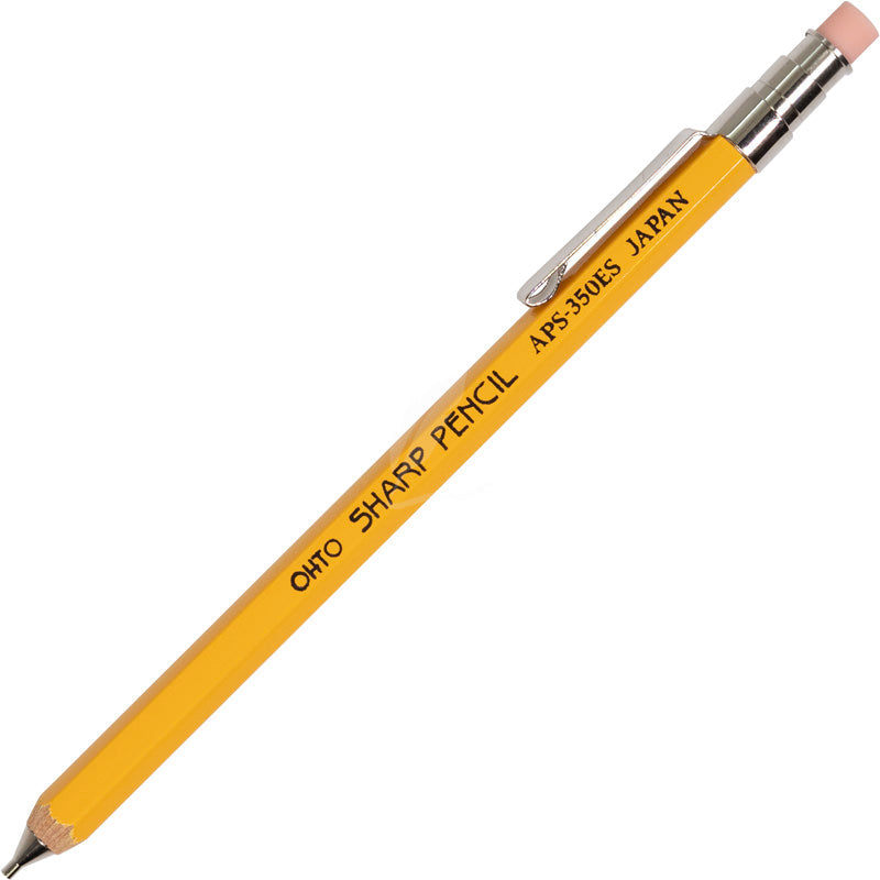 OHTO Mini Mechanical Wood Pencil with Eraser - 0.5mm