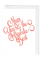 Fawn and Thistle Greetings Card - Best Mum