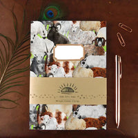 Also The Bison Graphic Print Blank A5 Notebooks