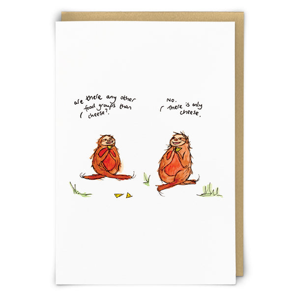 Zeppelin Moon Card - Cheese