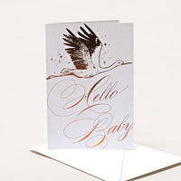 Artcadia Letterpress Greeting Cards - Hello Baby