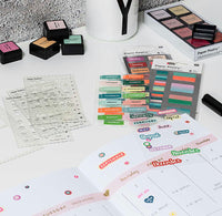Paper Poetry - Bullet Diary Stickers - Months
